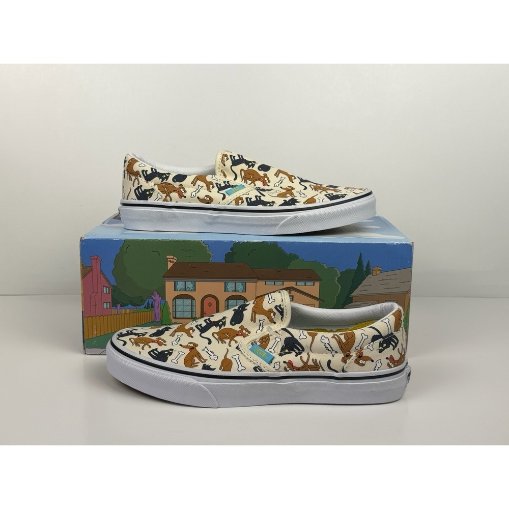 Vans Classic Slip On The Simpsons Family Pets‎ Size 6 Juniors VN0A4UH80JE